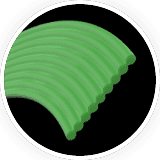 7-stem blade artificial grass