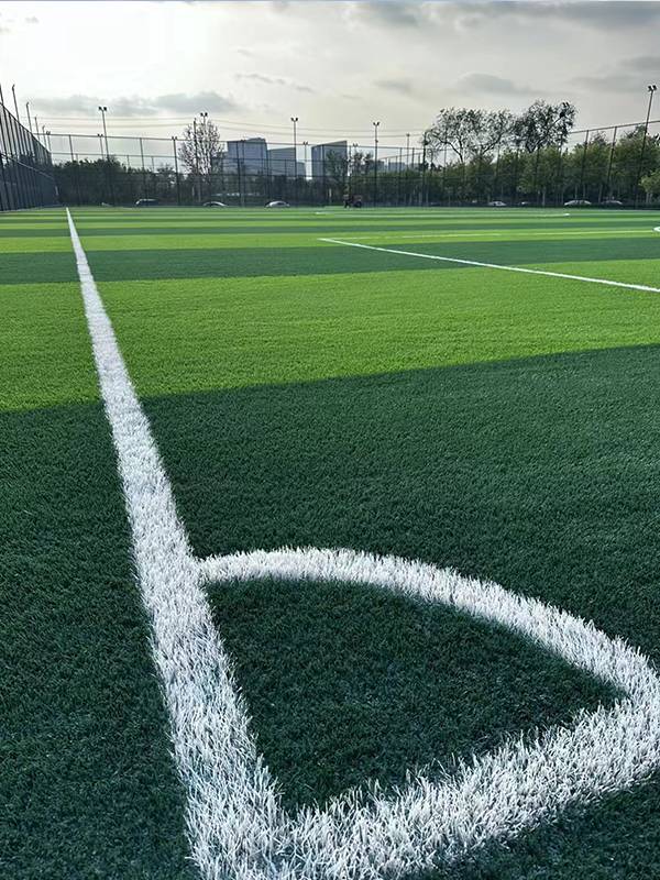 Vista lateral del campo de fútbol 11 de China