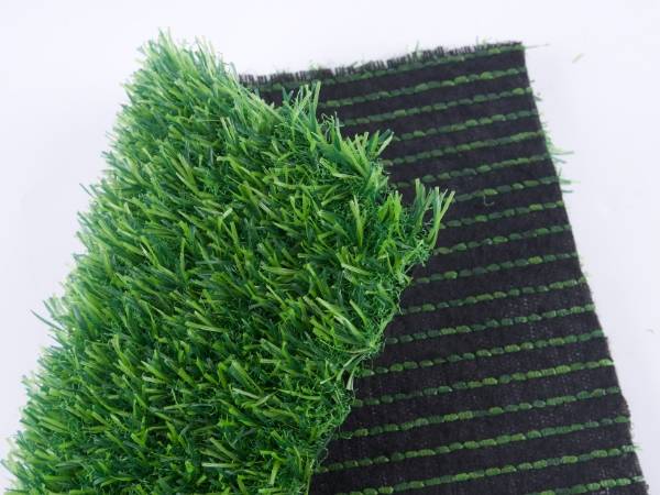 Artificial grass with eco-friendly, recyclable coating