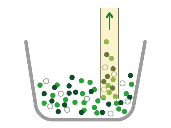 Raw material processing process