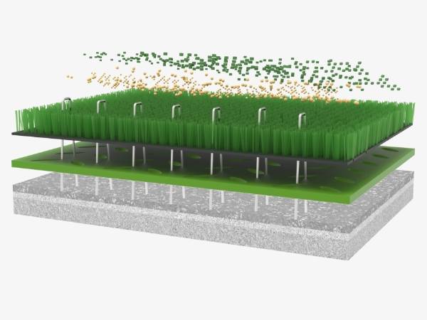 Artificial grass laying components