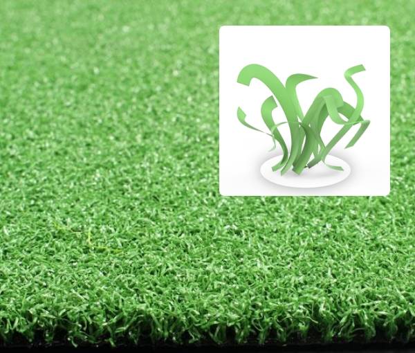 Artificial grass thatch for playground artificial turf