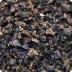 A pile of crumb rubber infill