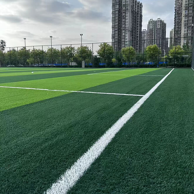 Grass artificiels respectueux de l'environnement pour le terrain de football