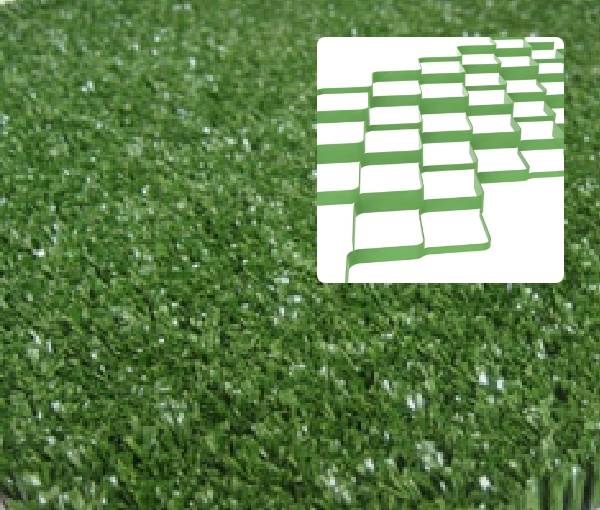 Fibrillated grass fiber for basketball artificial turf