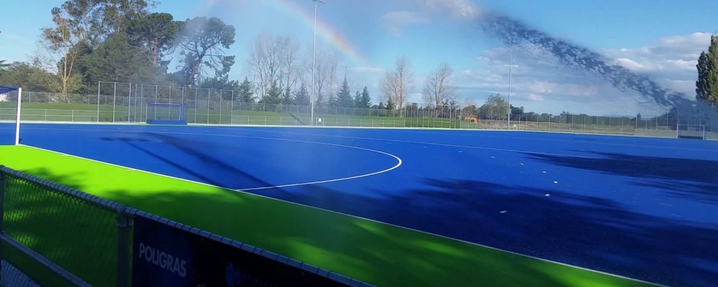 Hockey artificial turf laid in Australia Hockey Training Center