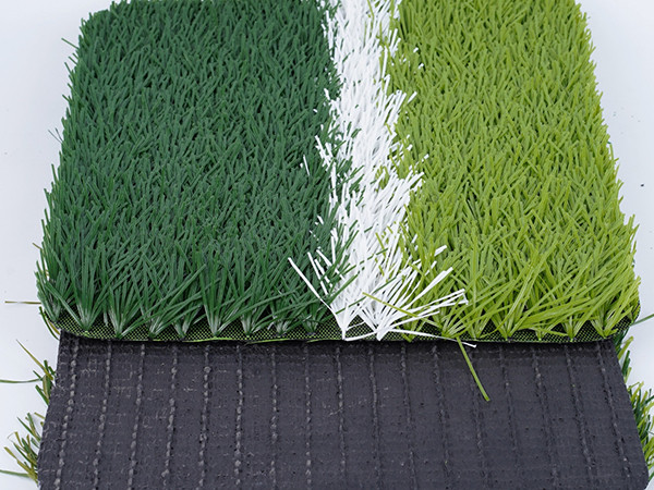 Tricolor artificial grass for sports fields