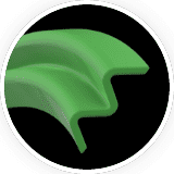 M-shape blade artificial grass