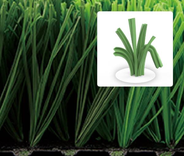 M-shape blade fiber grass for multi-purpose sports artificial turf