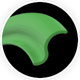 S-shape blade artificial grass