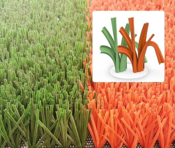 S-shape blade grass fiber for basketball artificial turf