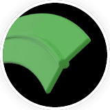Stem blade artificial grass