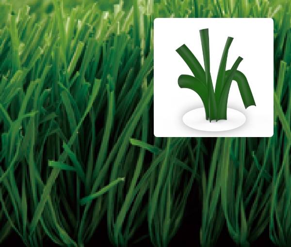 U-shape blade fiber grass for multi-purpose sports artificial turf