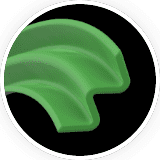W-shape blade artificial grass