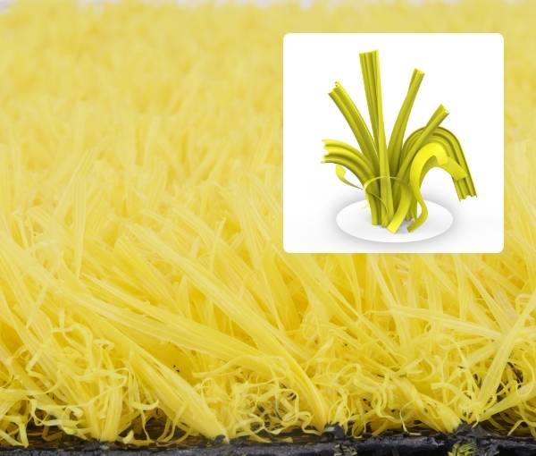 W-shape blade+thatch for kindergarten artificial turf