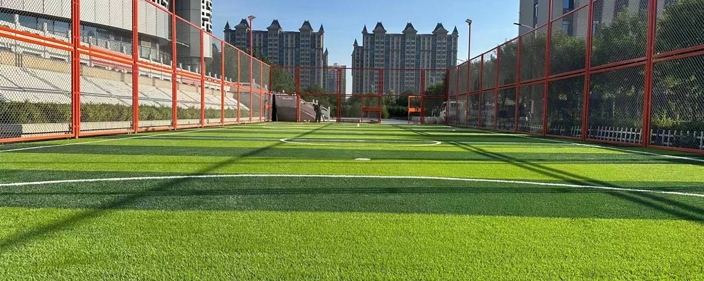 Gazon artificiel pour les terrains de football de la FIFA destinés à l'entraînement des jeunes en Chine